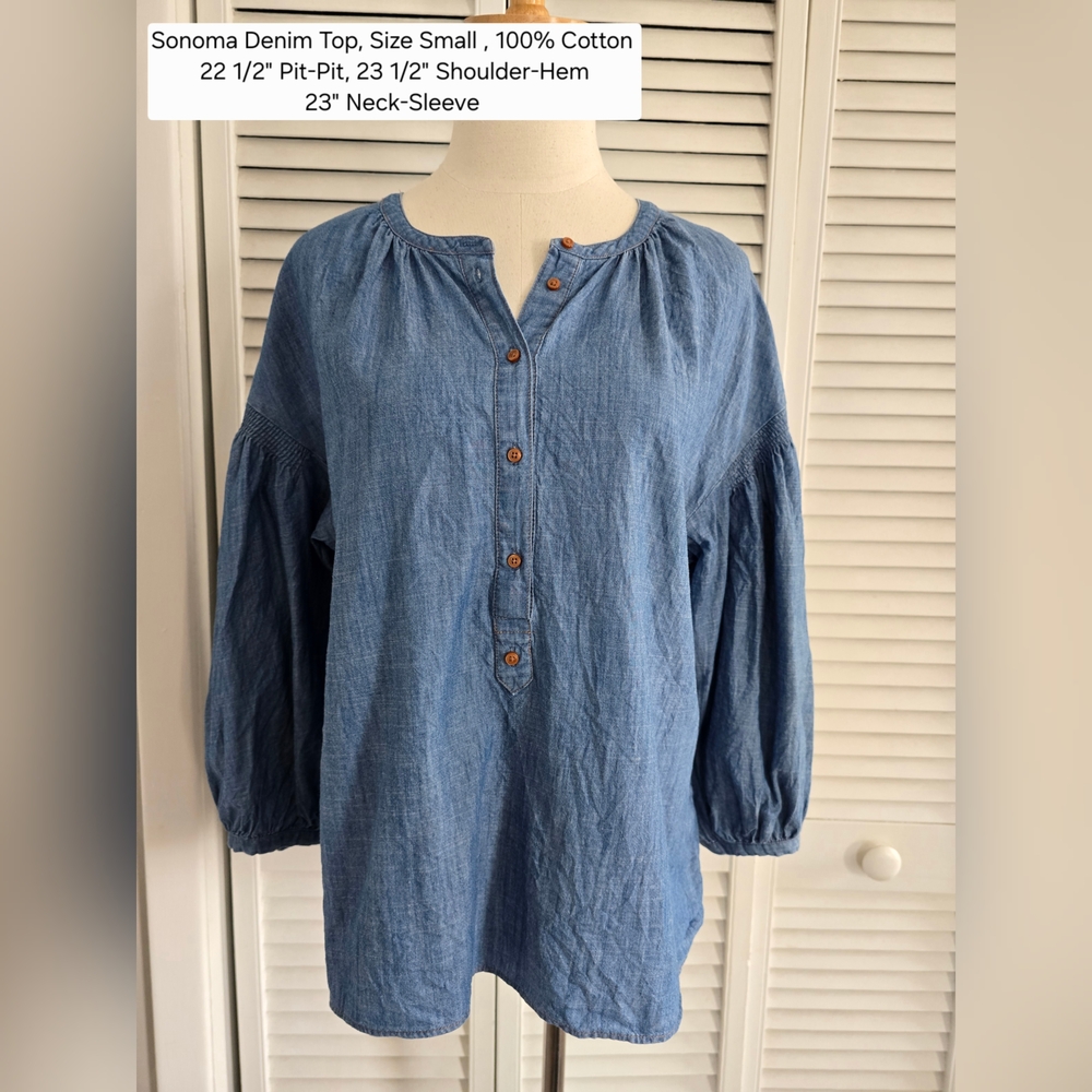 Sonoma Women's Chambray Top